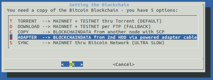 copy the blockchain from a HDD of a Raspiblitz