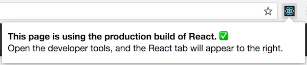 React DevTools on a website with production version of React